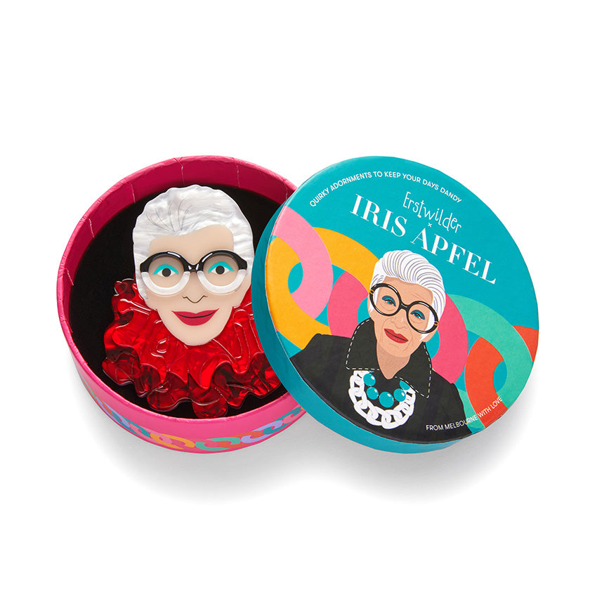 The Face of Style, Erstwilder Iris Brooch