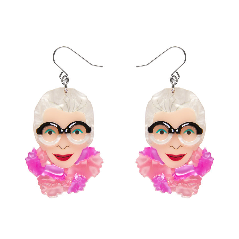 Pretty in Pom Poms , Erstwilder x Iris Apfel Drop Earrings