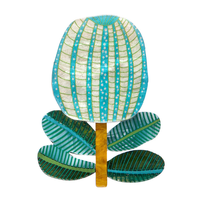 The Colour of Envy Brooch, by Erstwilder