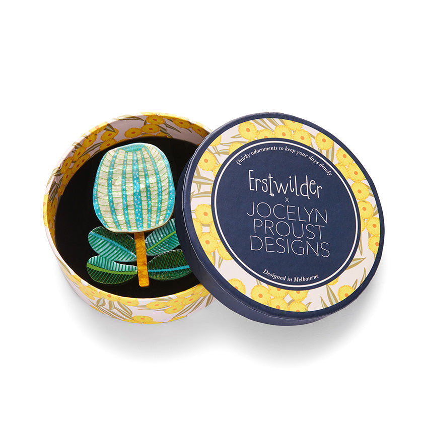 The Colour of Envy Brooch, by Erstwilder