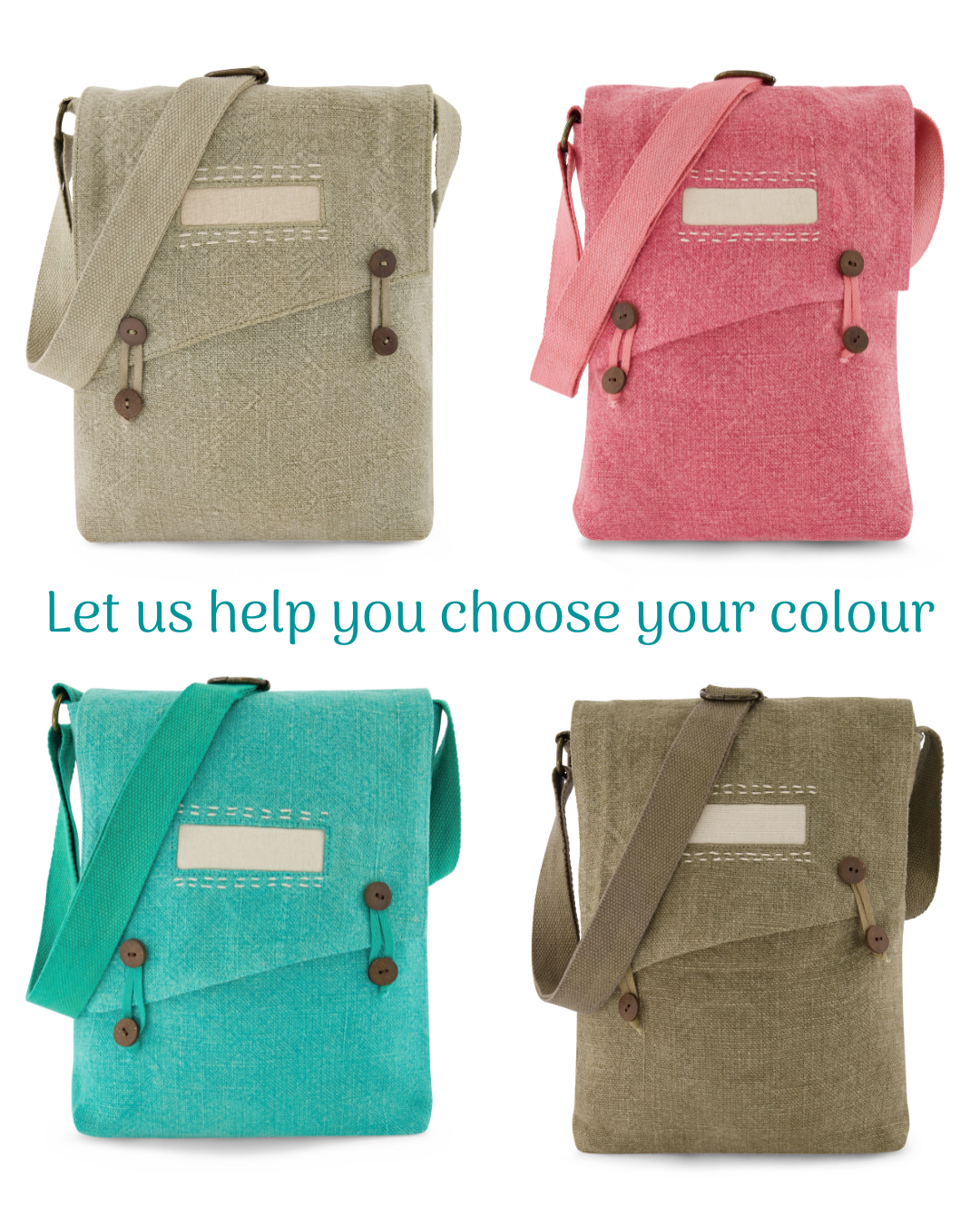 Colour Swatches- Jute Bags.
