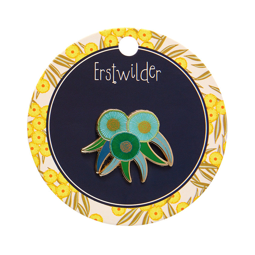 Verdant Green Gum Enamel Pin, by Erstwilder