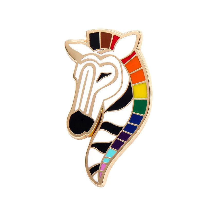 Zelda the Zestful Zebra, Erstwilder Enamel Pin