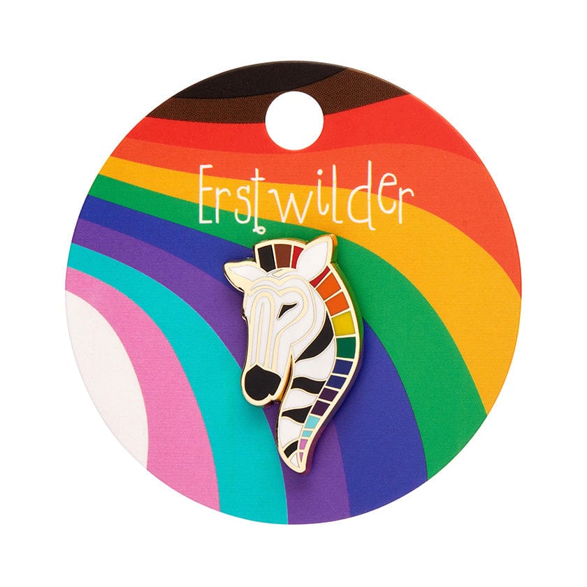 Zelda the Zestful Zebra, Erstwilder Enamel Pin