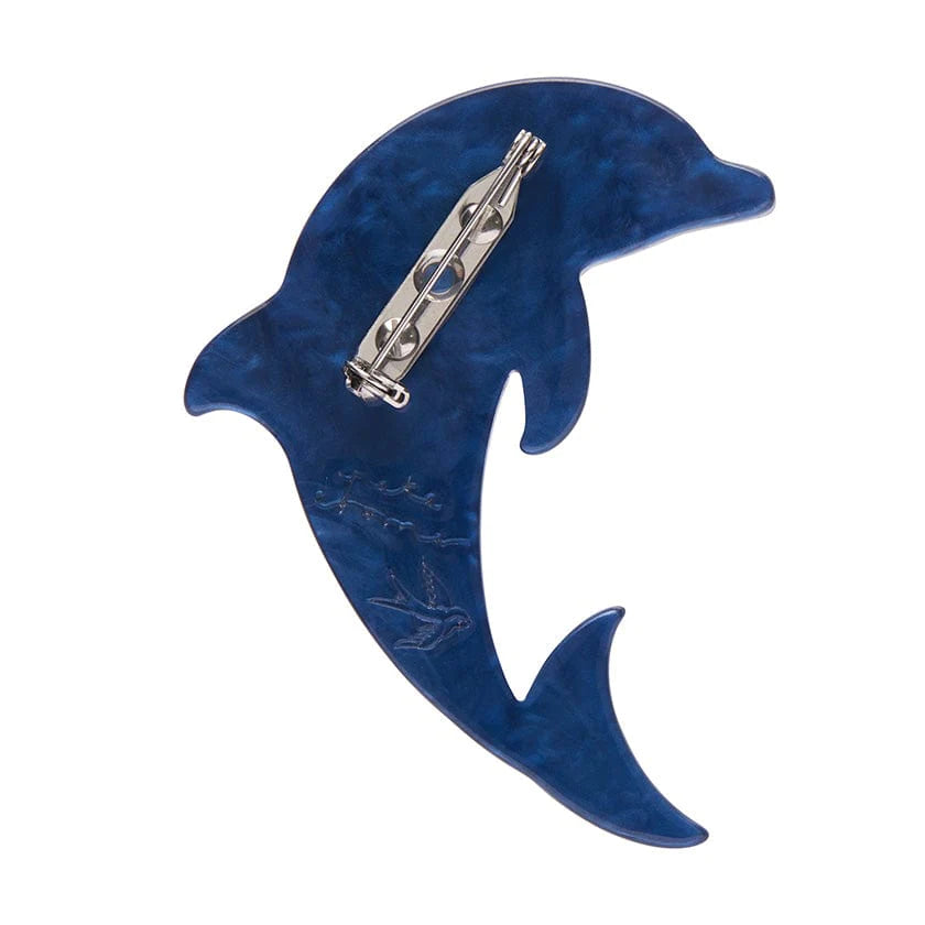 The Boastful Bottlenose Dolphin, Erstwilder x Pete Cromer Brooch