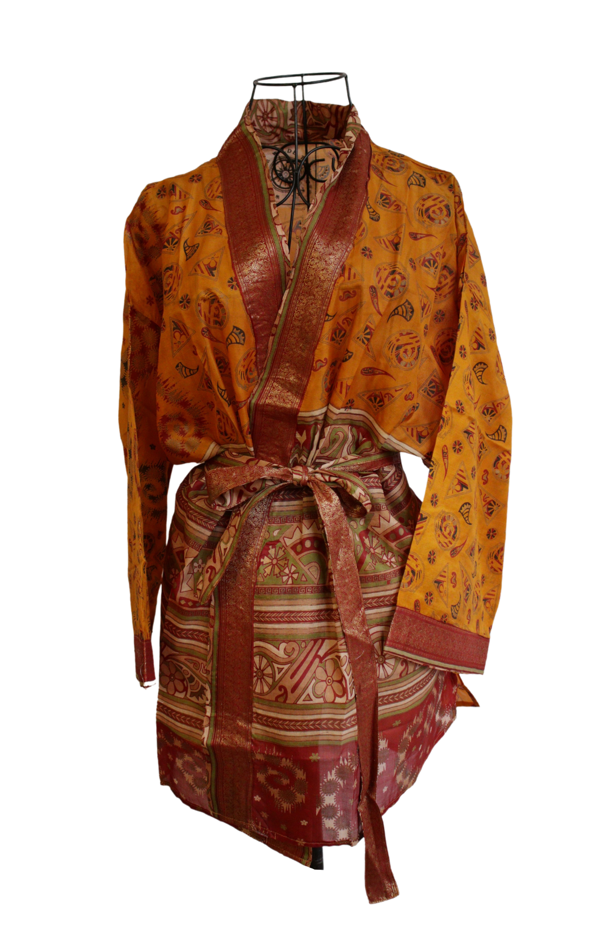 Kimono Jacket Vintage Sari Silk