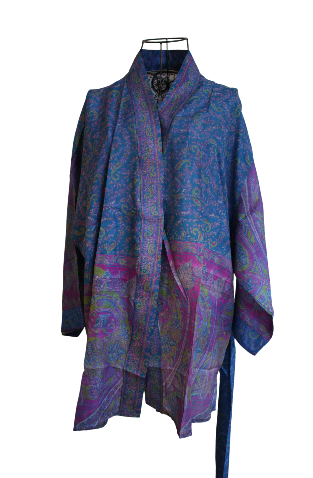 Kimono Jacket Vintage Sari Silk