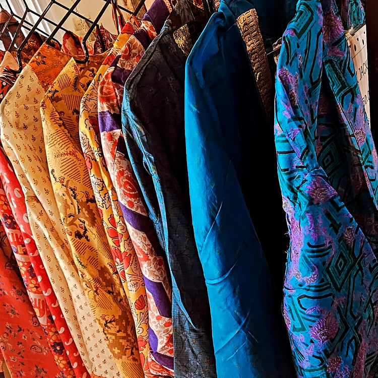 ONCE UPON A SARI COLLECTION- MODERN CLOTHING FROM VINTAGE SILKS