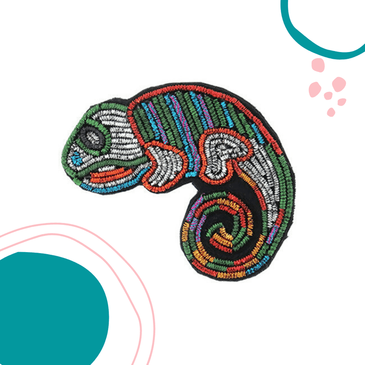 Animal Brooches, wire bullion