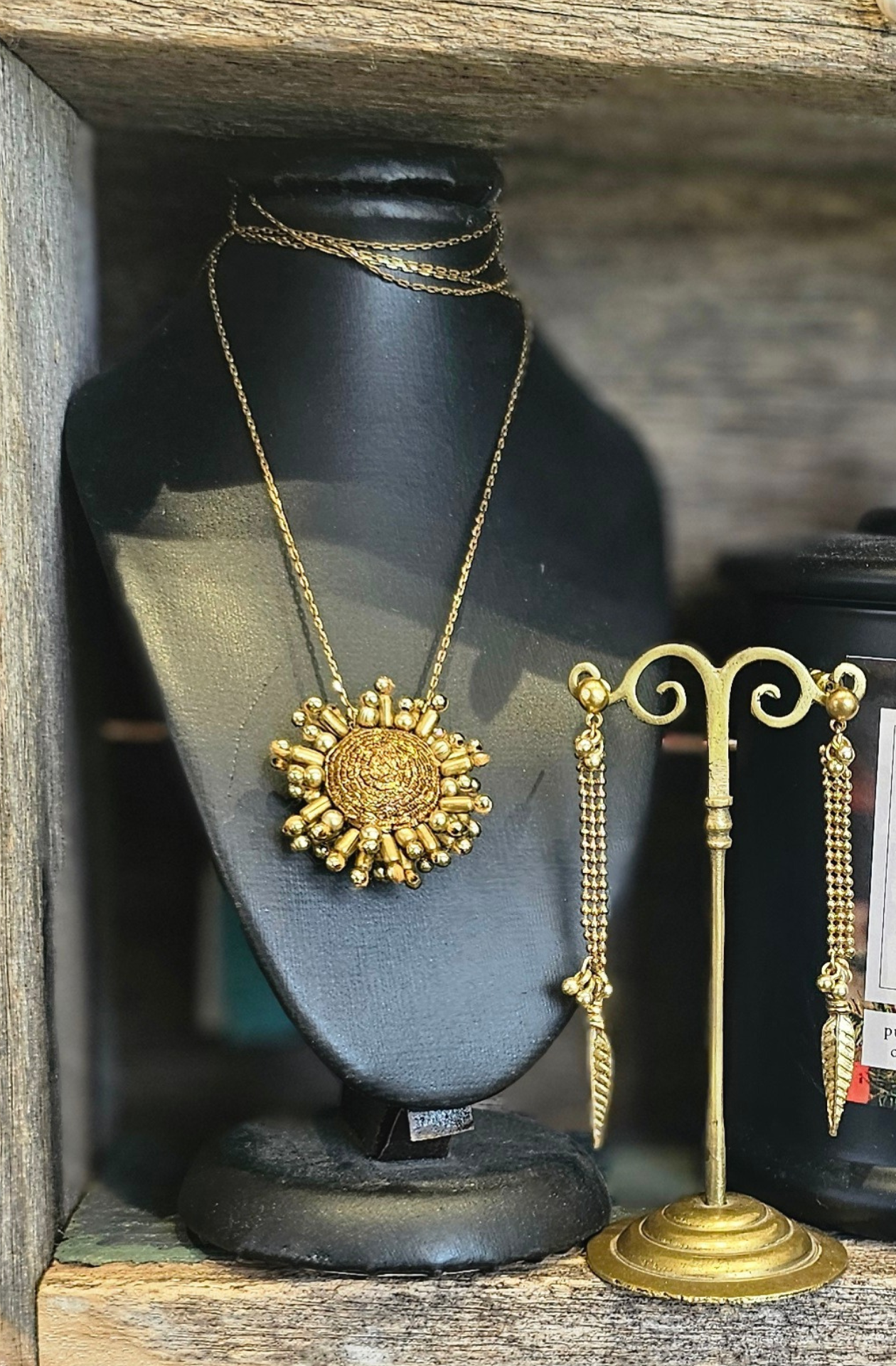 Moon Shadow Pendant Necklace