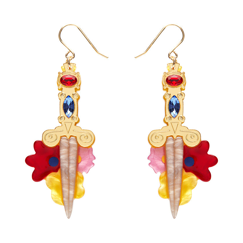 Double-Edged Delight, Erstwilder Spellbound Drop Earrings