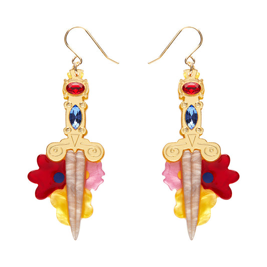 Double-Edged Delight, Erstwilder Spellbound Drop Earrings