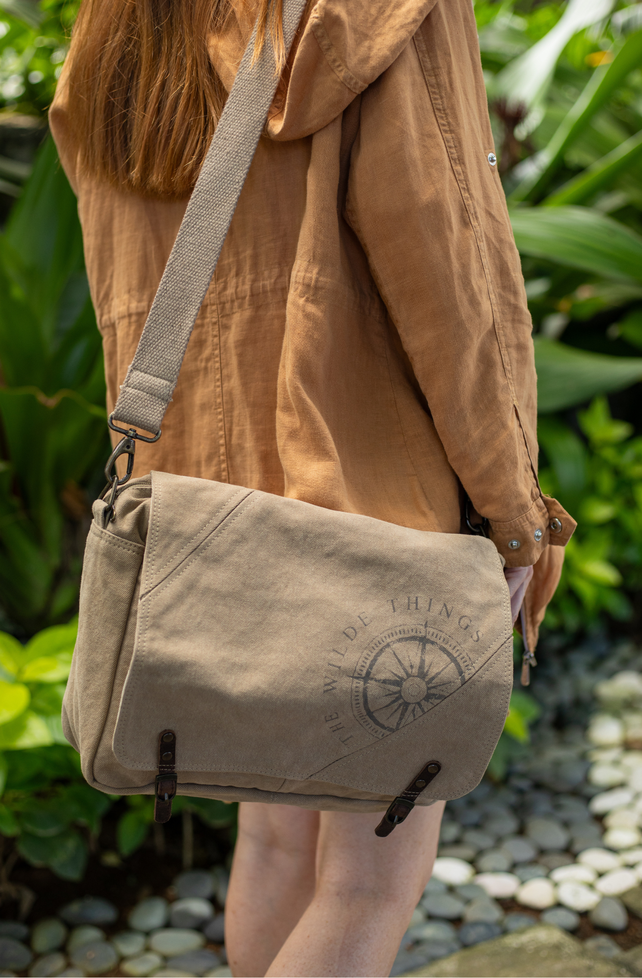 The Extra Mile Crossbody Satchel - Eco-Friendly Canvas