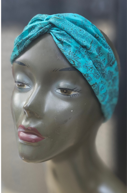Leila Upcycled Sari Silk Headband