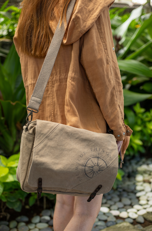 The Extra Mile Crossbody Satchel - Eco-Friendly Canvas