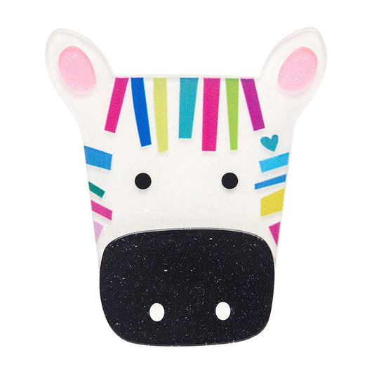 Zahra The Zebra Brooch