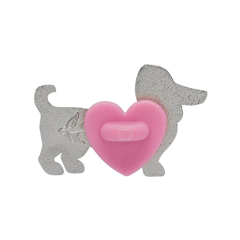 Spiffy the Sausage Dog, Erstwilder Enamel Pin