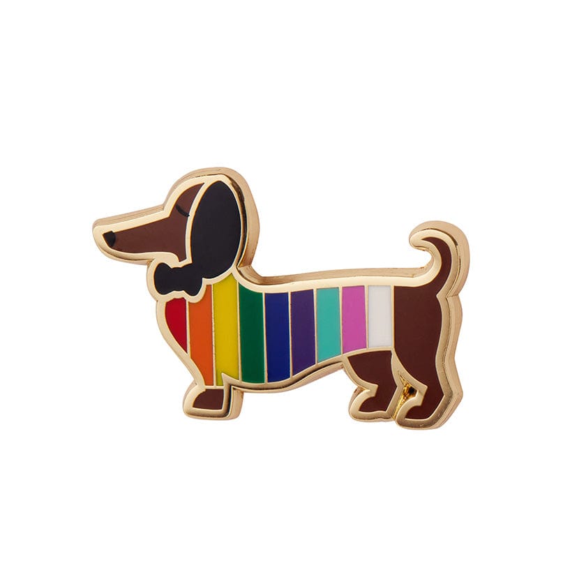 Spiffy the Supportive Dog, Erstwilder Enamel Pin