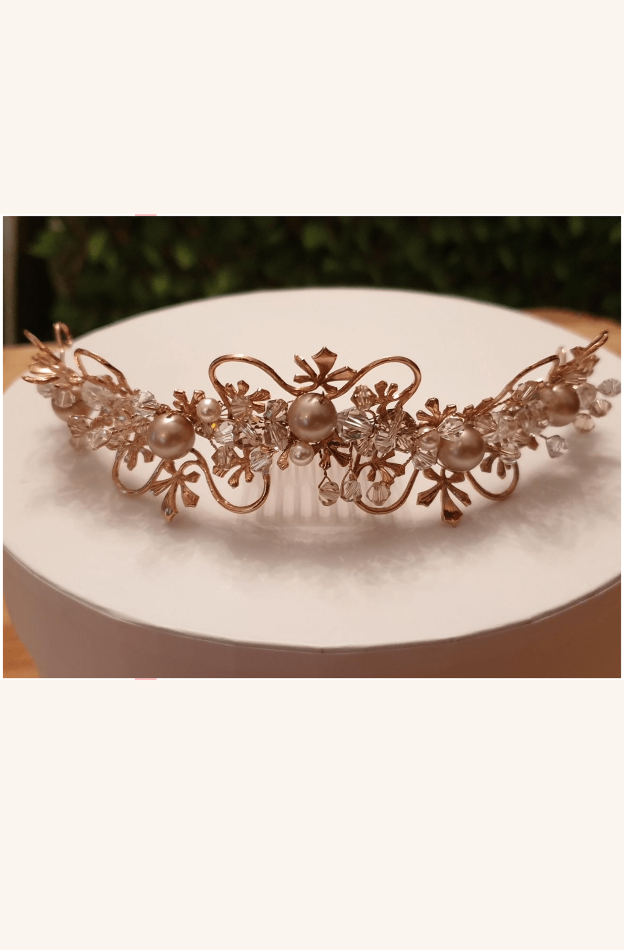 Eloise Rose Gold Headpiece