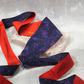 Orange silk Obi