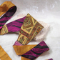 Purple silk Obi