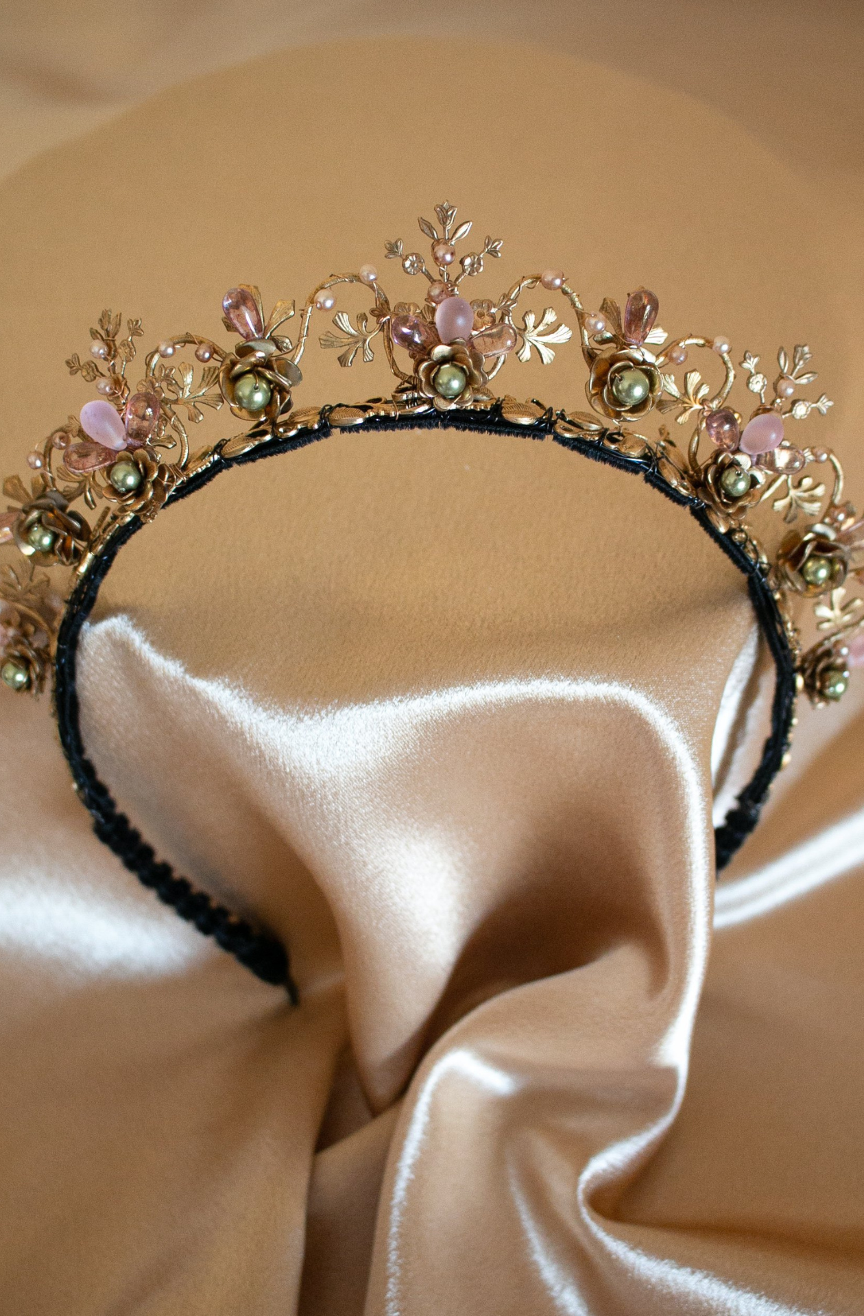 Wilde At Heart Melbourne handmade label - Vintage Brass Floral Headband