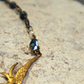Swallow Vintage Necklet. Indian Sapphire Swarovski crystals.