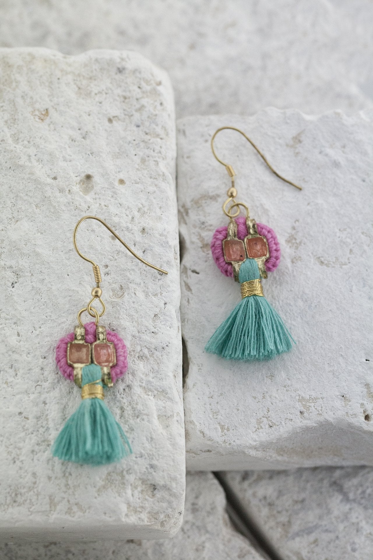 Where The Wilde Things Are Into The Mystic Collection of unique, colourful jewellery handmade in very small quantities- pretty bright earrings