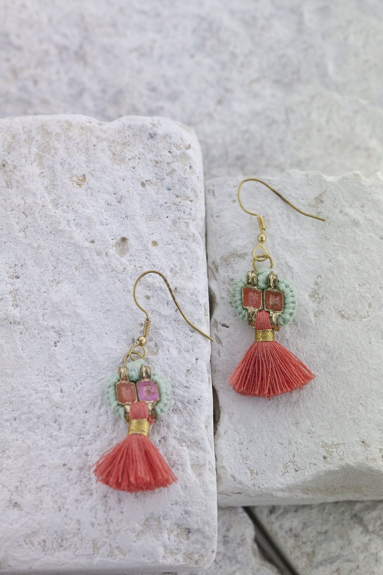 Where The Wilde Things Are Into The Mystic Collection of unique, colourful jewellery handmade in very small quantities- pretty bright earrings