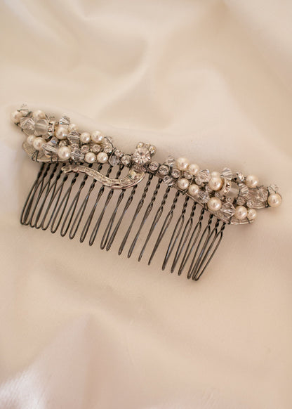 Wilde At Heart handmade in Melbourne Swarovski Pearl And Crystal Headband