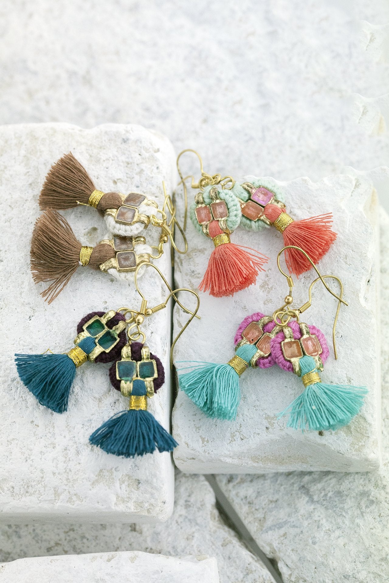Where The Wilde Things Are Into The Mystic Collection of unique, colourful jewellery handmade in very small quantities- pretty bright earrings