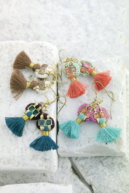 Where The Wilde Things Are Into The Mystic Collection of unique, colourful jewellery handmade in very small quantities- pretty bright earrings